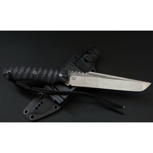 ЧОРНА ХВИЛЯ ТАНТО ніж ручної роботи майстра Fomenko Knifes, сталь 20-CV, 60-61 HRC. Photo 2